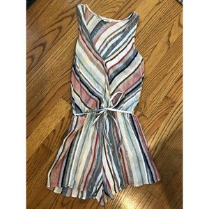 🌈 Multi Color Romper. 70’s Vibe. Size: S